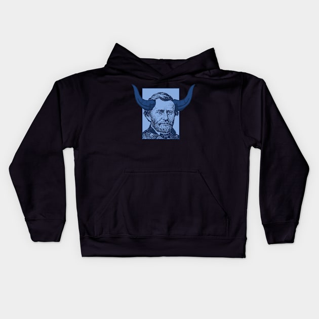 Ulysses S Grant - Not a Tanner Kids Hoodie by PinnacleOfDecadence